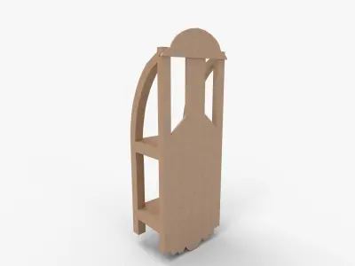 Decorative Sleigh 3D model