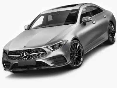 Mercedes-Benz CLS 2018 AMG line 3D model