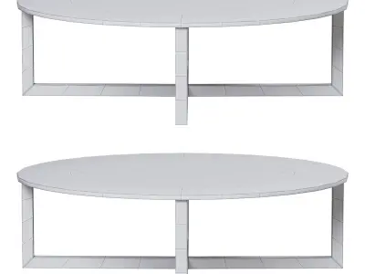 Domino table 3D model