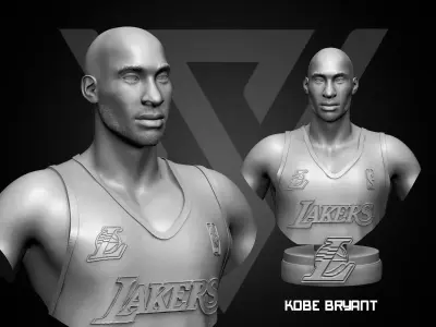  Kobe Bryant 3D Printable  3D print model
