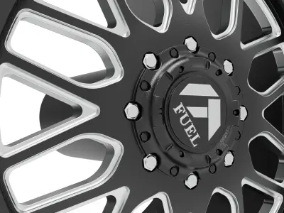 fuel off road FRONT FF66 wheel 3d print model 3D print model