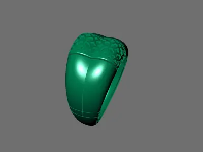 Women Ring Plain Ring Ready STL 3DM Models Womens Rings 3D print model 54