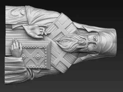 orthodox priest cnc model  3D print model