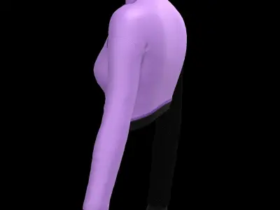  Female mesh log sleeve 3D model