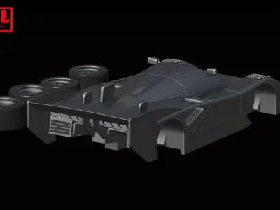 Nissan GTP ZX-Turbo IMSA GT Championship 1985-1991 3D print model