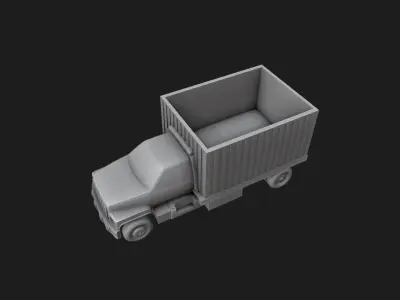 Box Truck Planter 3D print model