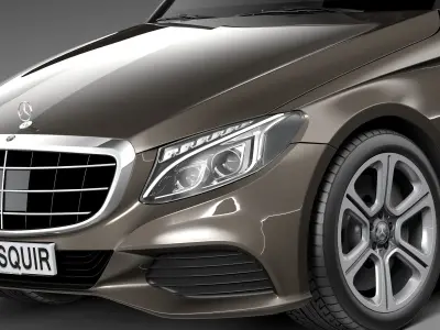 Mercedes-Benz C-Class W205 2015 estate 3D model
