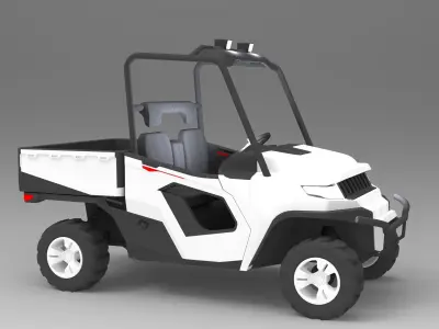 utv atv motorcycle 3D model