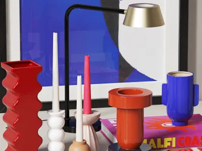 Decor Set 003 3D model