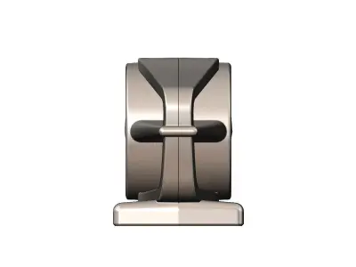 Open Mercedes Benz 300SL gullwing grille sculpture desk ornament 3D print model