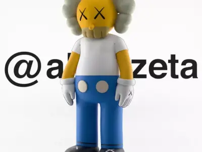 Kaws Homer Simpson x Marge Simpson for Print 3D print model