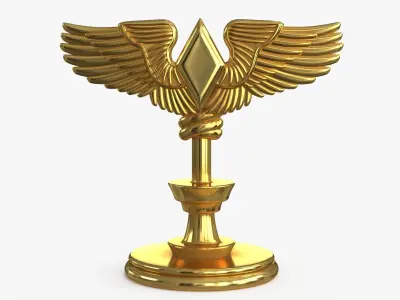 Award Trophy 13 Low-poly 3D model