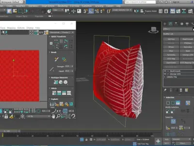 Decorative pillows  set 078 3D model