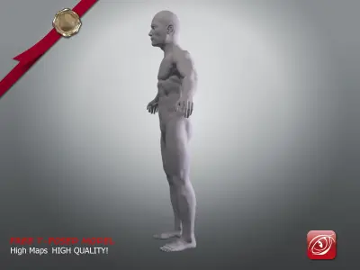 Man A Testing model - Marvelous Designer Posed Pack Low-poly 3D model