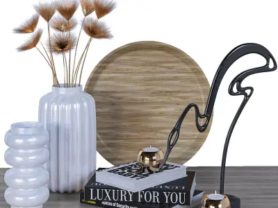 decorative set 46 3D model 2