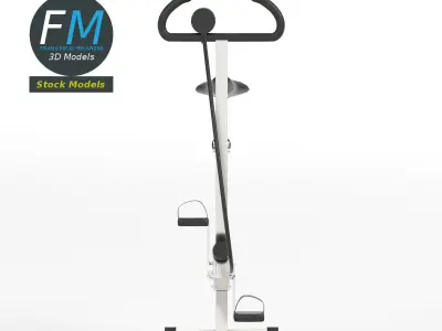 Gym equipment cyclette 3D model