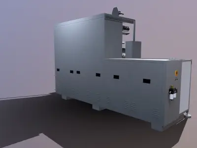 Blister Machine Low-poly 3D model