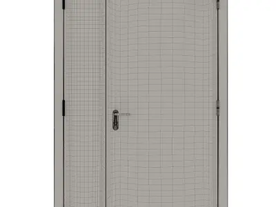 Fire doors 3D model