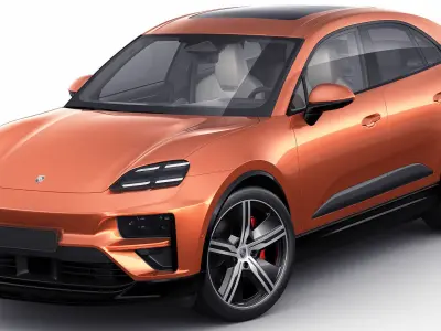 Porsche Macan Turbo 2025 3D model