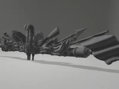  HMS VICTORY coat of arms decoration-figurehead 3D print model