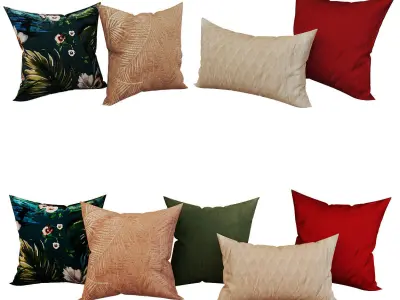 Decorative set pillow vol 5 3D model