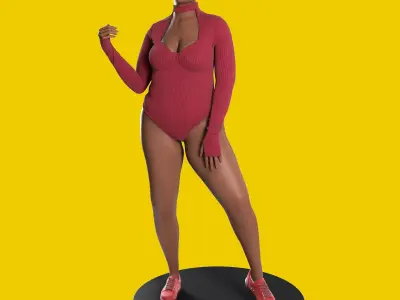 RBK Cardio B Bodysuin Mannequin 3D model
