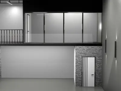 3D Warehouse car studio interior 3D model