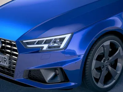 Audi A4 S-Line Sedan 2019 3D model