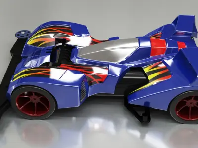 mini4wd car tamiya 3dmodel  3D model
