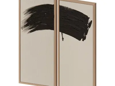 3D Wall Art 014 3D model