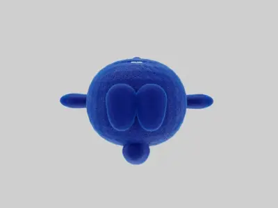 cute bunny family Low-poly 3D model