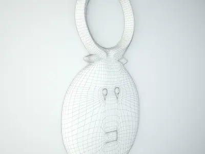 Giant Bobo Sun Mask 3D model