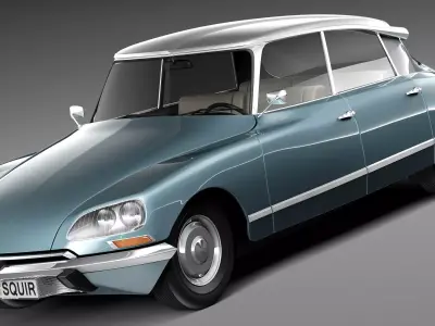 Citroen DS 1967-1975 3D model