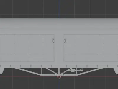 H0 1-87 scale Hbis 298 freight car  3D print model