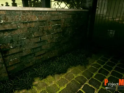 UE4-UE5-Horror Modular Gothic House Pack-External only 3D model