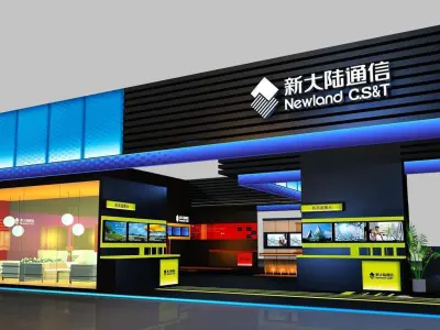 Exhibition - Area - 14X14-3DMAX2009-021 3D model