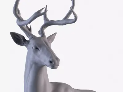 Deer Statue  3D print model