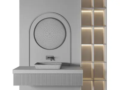 Luxury Bathroom 239 3D model