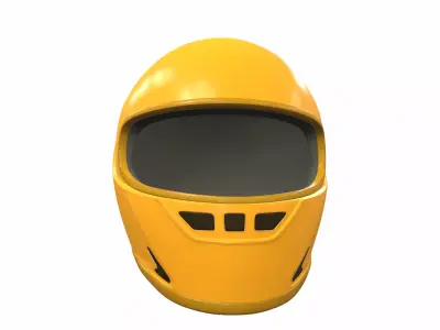 Motorcycle helmet f1 Free 3D model