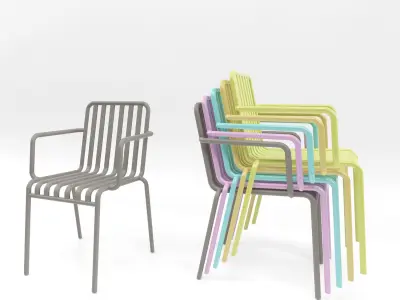 Pipe Chair  Free 3D model