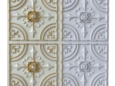 Decorative panels  - Set 1 3D model