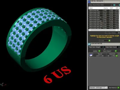Luxury Men Rings Designs 5MR091 3D print model
