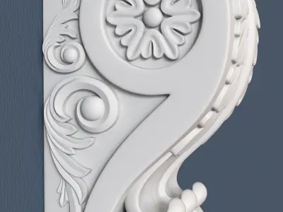  Decorative Corbel 3D model