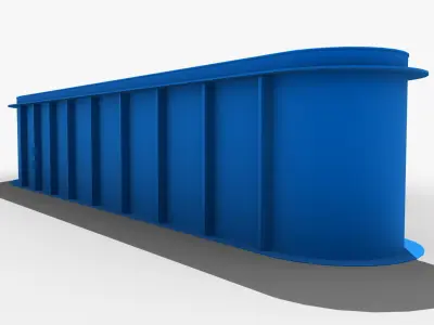 Oval Laguna 3D model