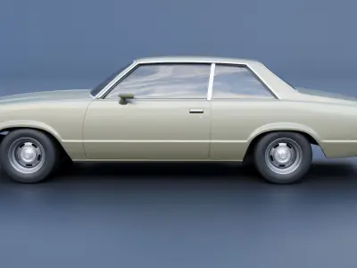 Chevrolet Malibu Coupe 1981  3D print model