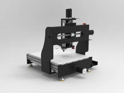 CNC milling machine  3D print model