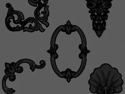 Trim Ornament 74 3D model