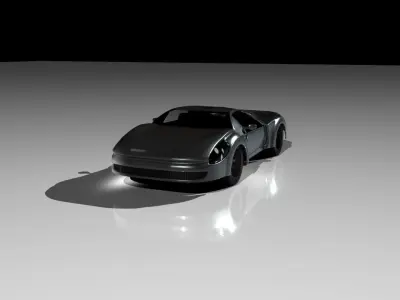 Imortalis320 sports car 3D model