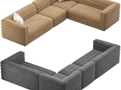 CB2 Strato Sofa Sectional 3D model