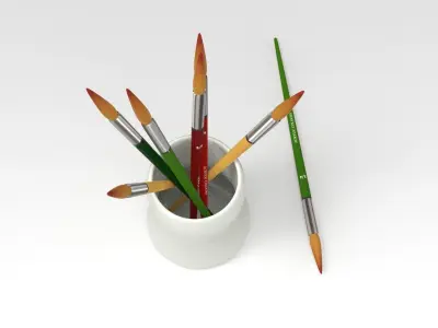 Paint Brush 3D model